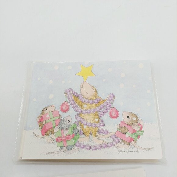 House Mouse Designs Christmas Cards 2 Designs with Envelopes Lot Of 24 - Picture 5 of 9